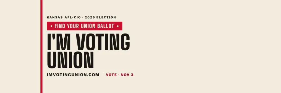 I am Voting Union. Find your union ballot at ImVotingUnion.com. Vote Nov 3.
